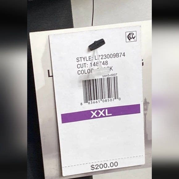 New With Tags London Fog Women's Charcoal Black Double Breasted Trench Coat XXL - Picture 3 of 6